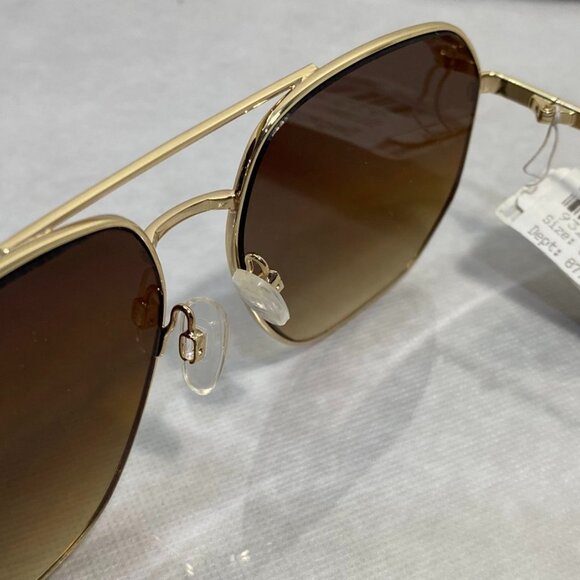 AIRE Corvus Aviator Sunglasses Gold Brown Gradient main image 14